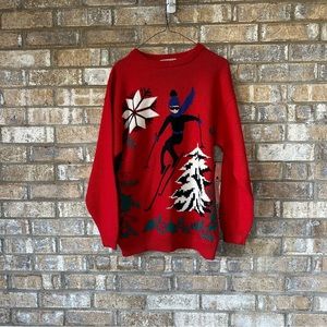 VINTAGE Bugle Boy NWT Deadstock Ugly Christmas/Holiday Sweater Mens S